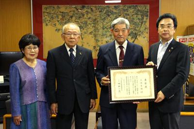 久保幸博氏受賞報告の写真