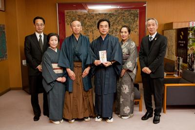 寄附の様子の写真