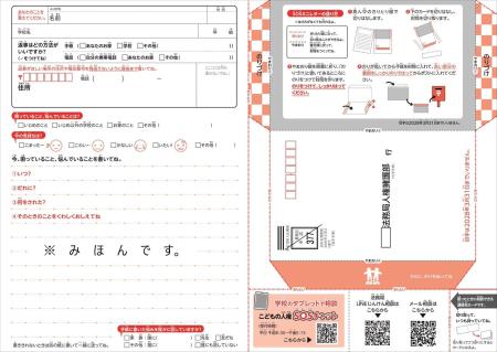 こどもの人権SOSミニレター(裏面)