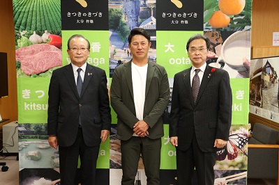 埼玉西武ライオンズ平石コーチ来庁