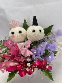 お花のひいな作り体験