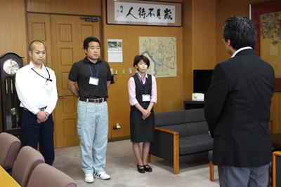 災害派遣の写真