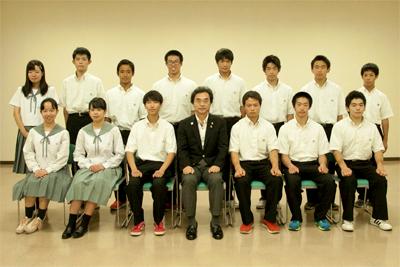 杵築高校のみなさんの写真