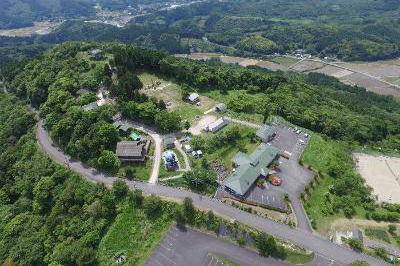 横岳自然公園上空からの写真