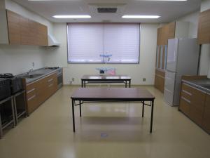 八坂地区公民館の調理室の写真