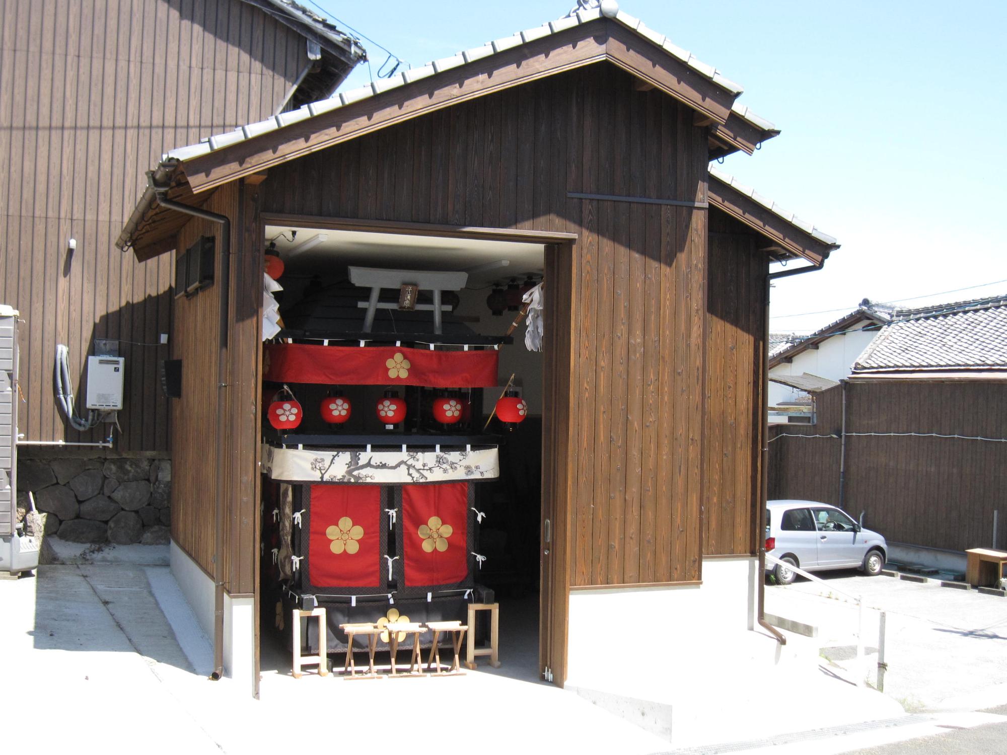 西新町区「松山鉾」展示施設